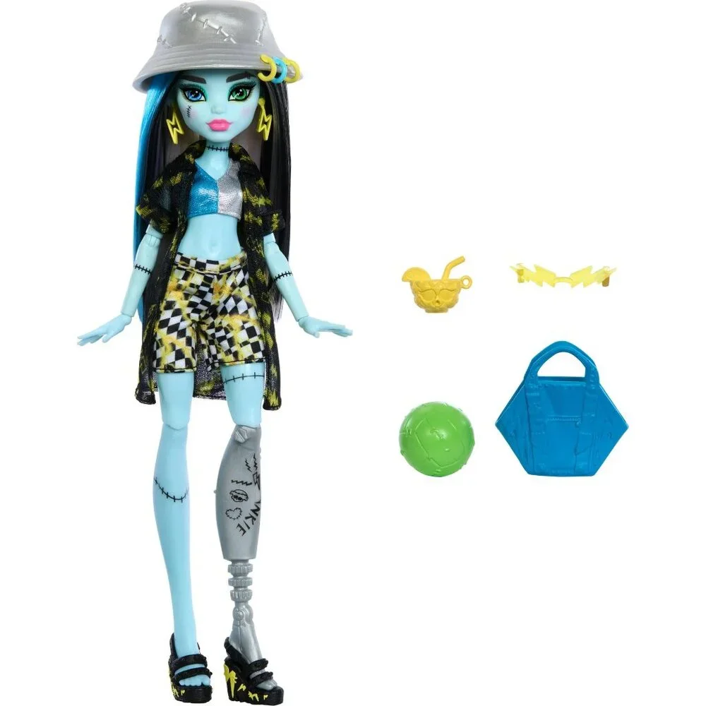 Monster High Scare-adise Island Frankie Stein Fashion Doll with Swimsuit & Acces